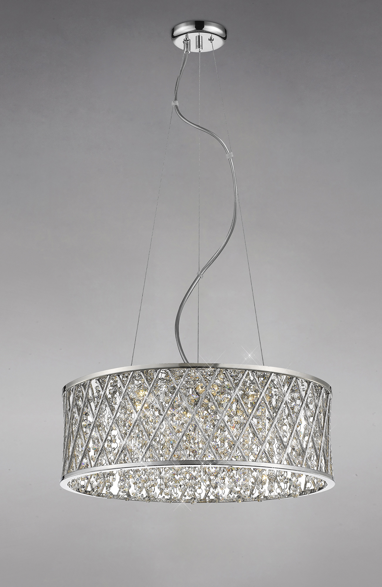 Destello Crystal Ceiling Lights Mantra Fusion Shaded Crystal Fittings